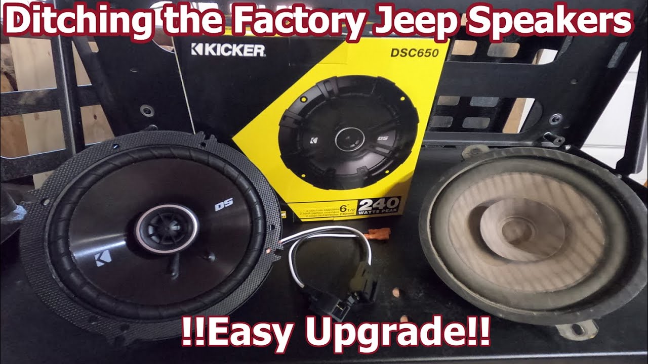 Jeep Cherokee Factory Speaker Replacement