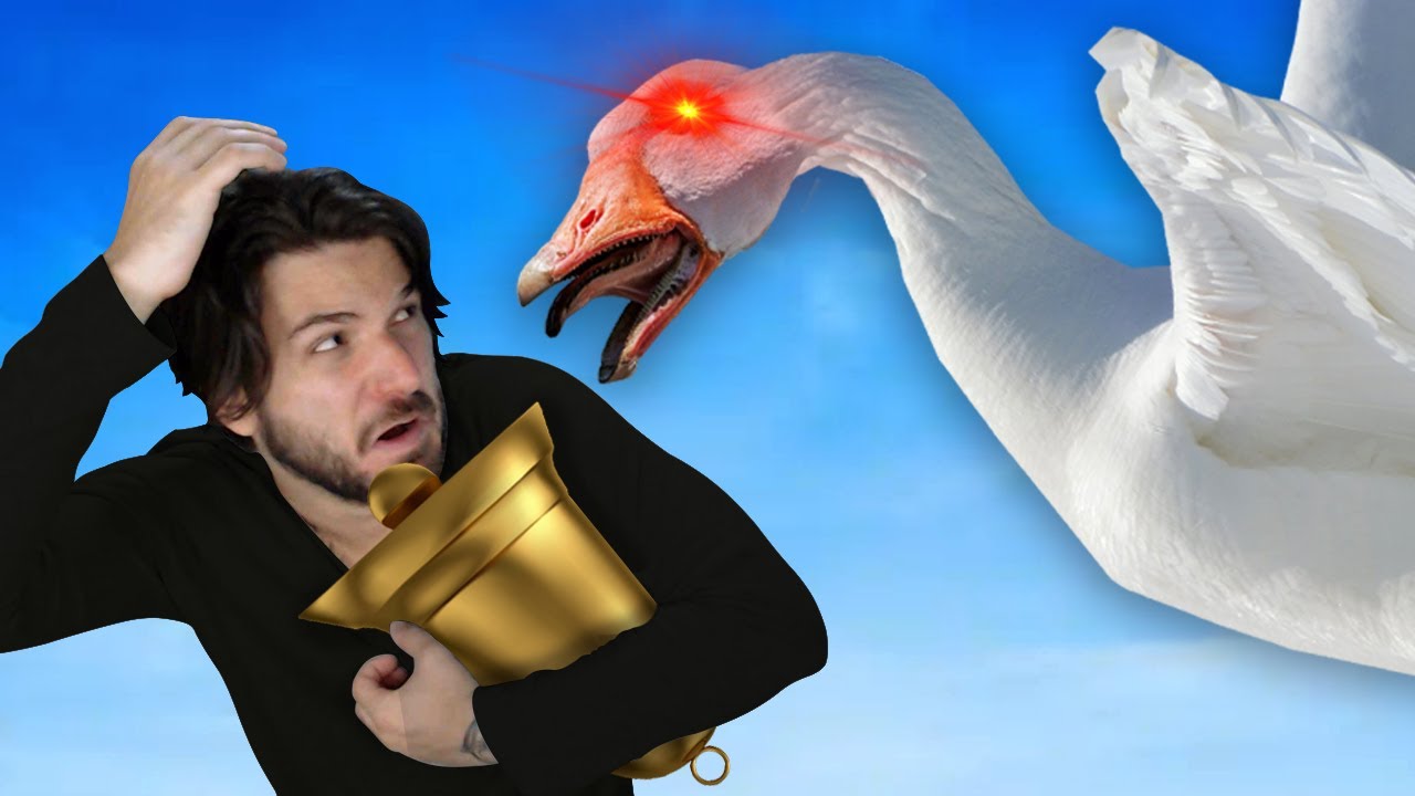 VIVENDO UM DIA INTEIRO COMO UM GANSO DO TINHOSO! - Untitled Goose Game (JOGO COMPLETO)