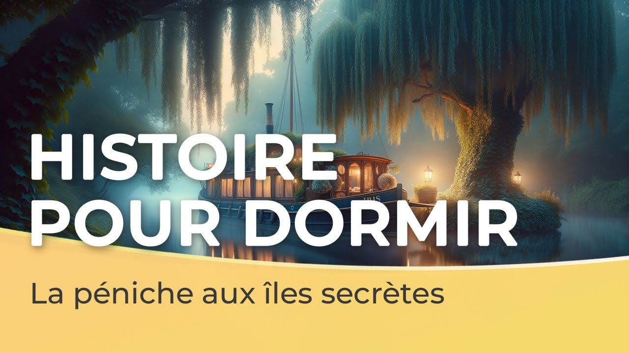 Histoire pour dormir 🛳️✨ | La péniche aux îles secrètes | Voix homme