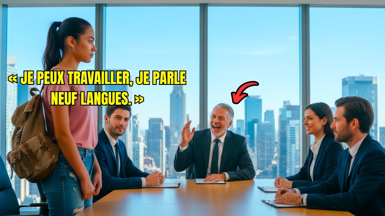 « Je peux travailler, je parle 9 langues », dit une jeune fille. Le PDG a ri, sans savoir la suite..