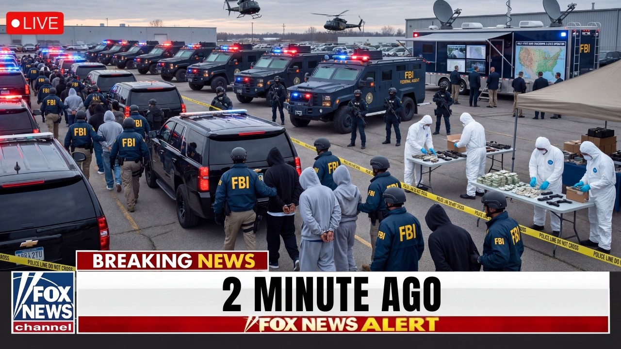 FBI Arrests 167 Gang Leaders Across 5 States — Largest Crackdown Yet