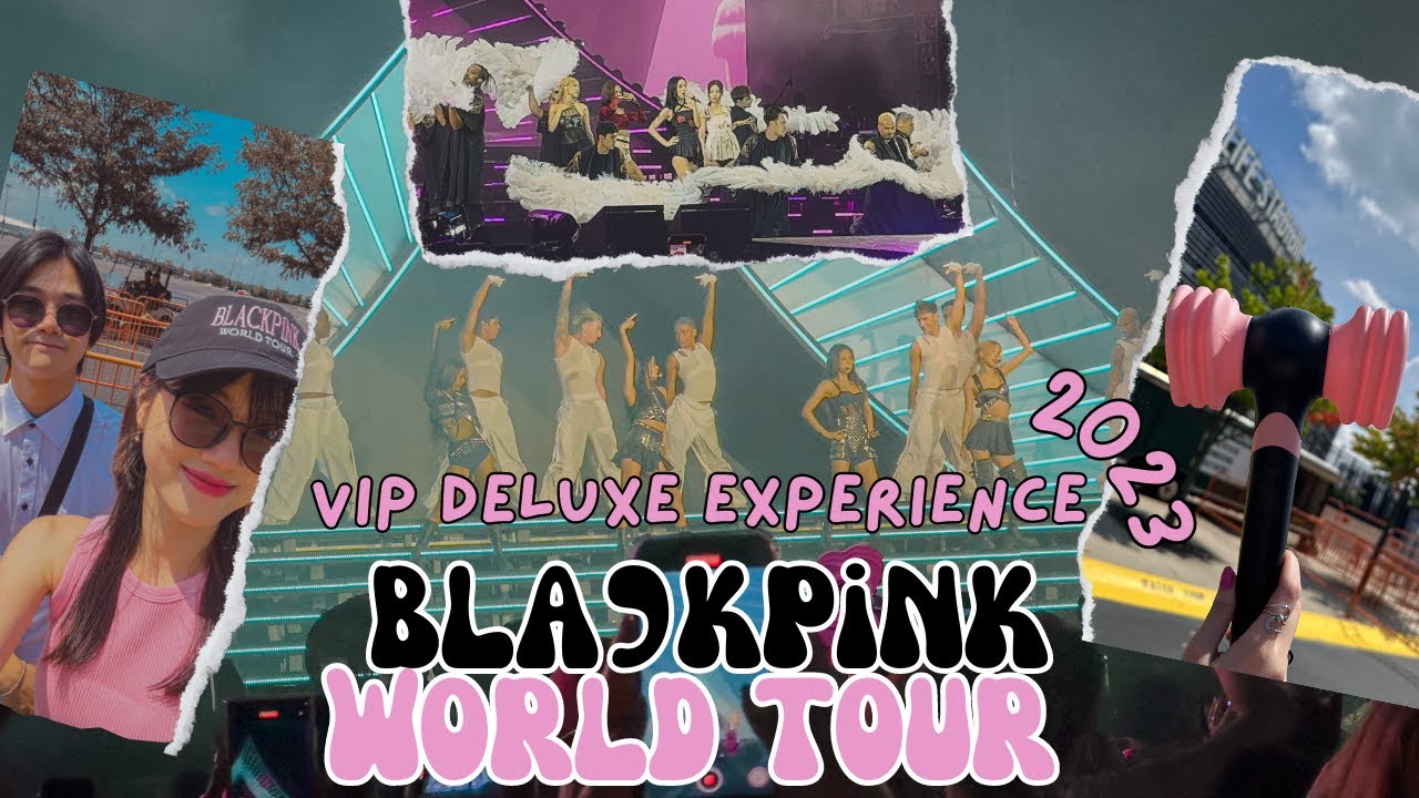 BLACKPINK Concert Vlog - Day 1 Born pink encore New Jersey (VIP 2 seats & sound check)