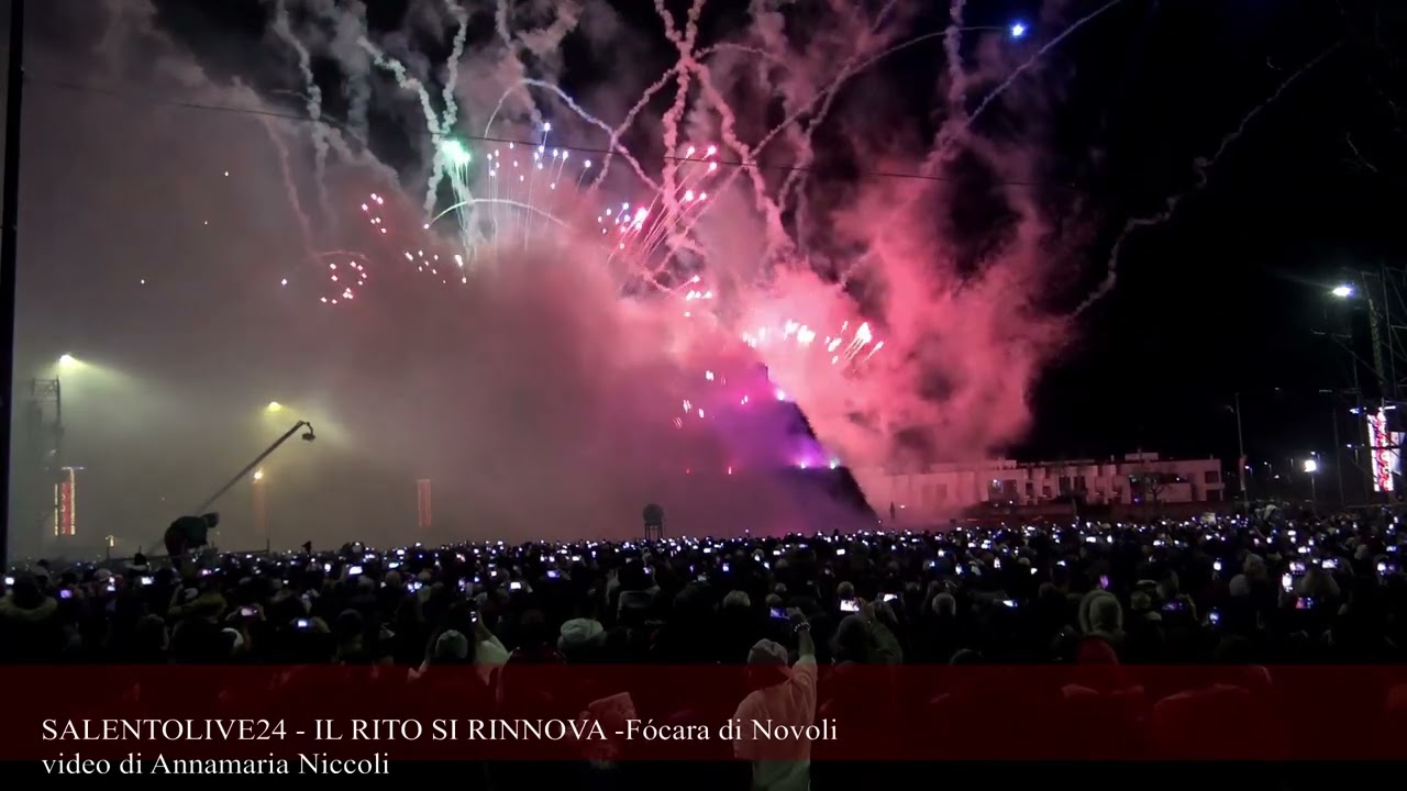 Accensione Fócara di Novoli 2023