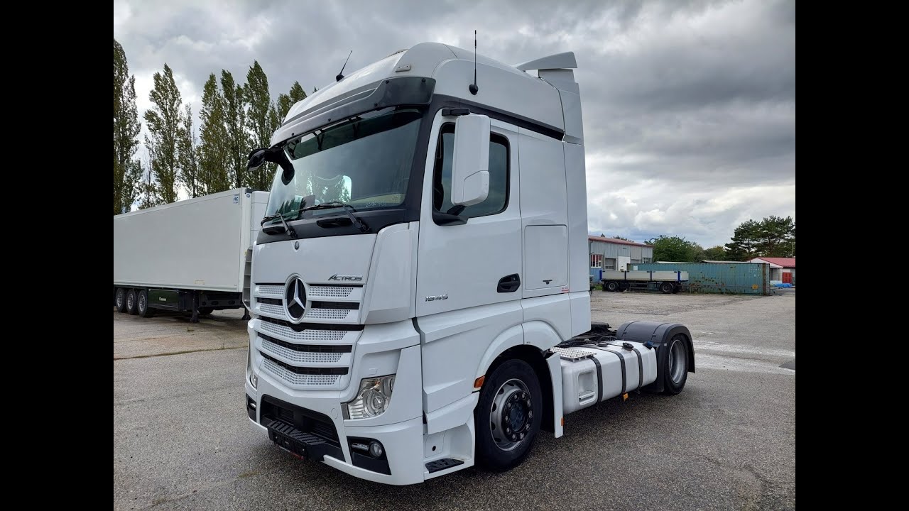22130 Meredes Benz Actros 1845 LS 4X2 Low deck Video