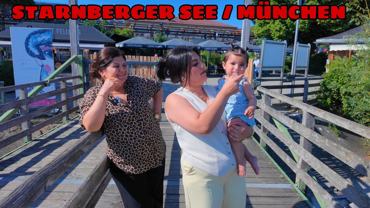 INAYA DAS ERSTE MAL BEI OMA / AM STARNBERGER SEE / MÜNCHEN VLOG TEIL 2 SAMI.K & NADA