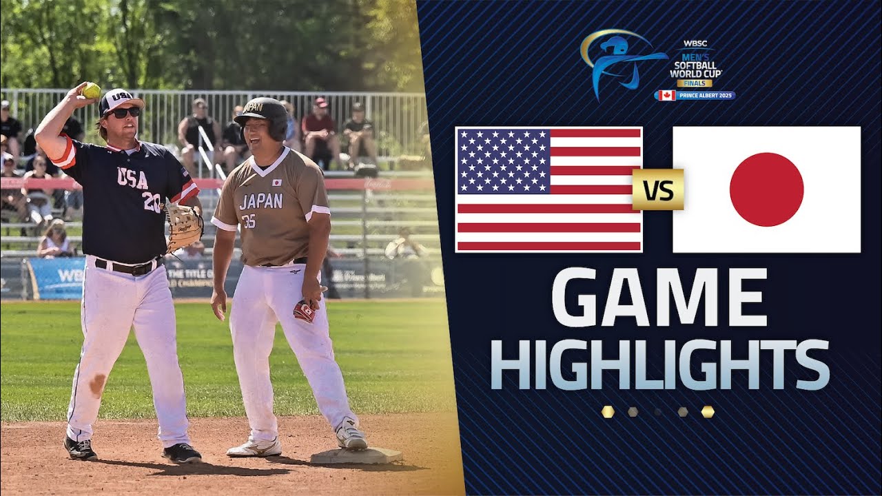 HIGHLIGHTS | 🇺🇸 USA vs 🇯🇵 Japan | WBSC Men's Softball World Cup Finals 2025