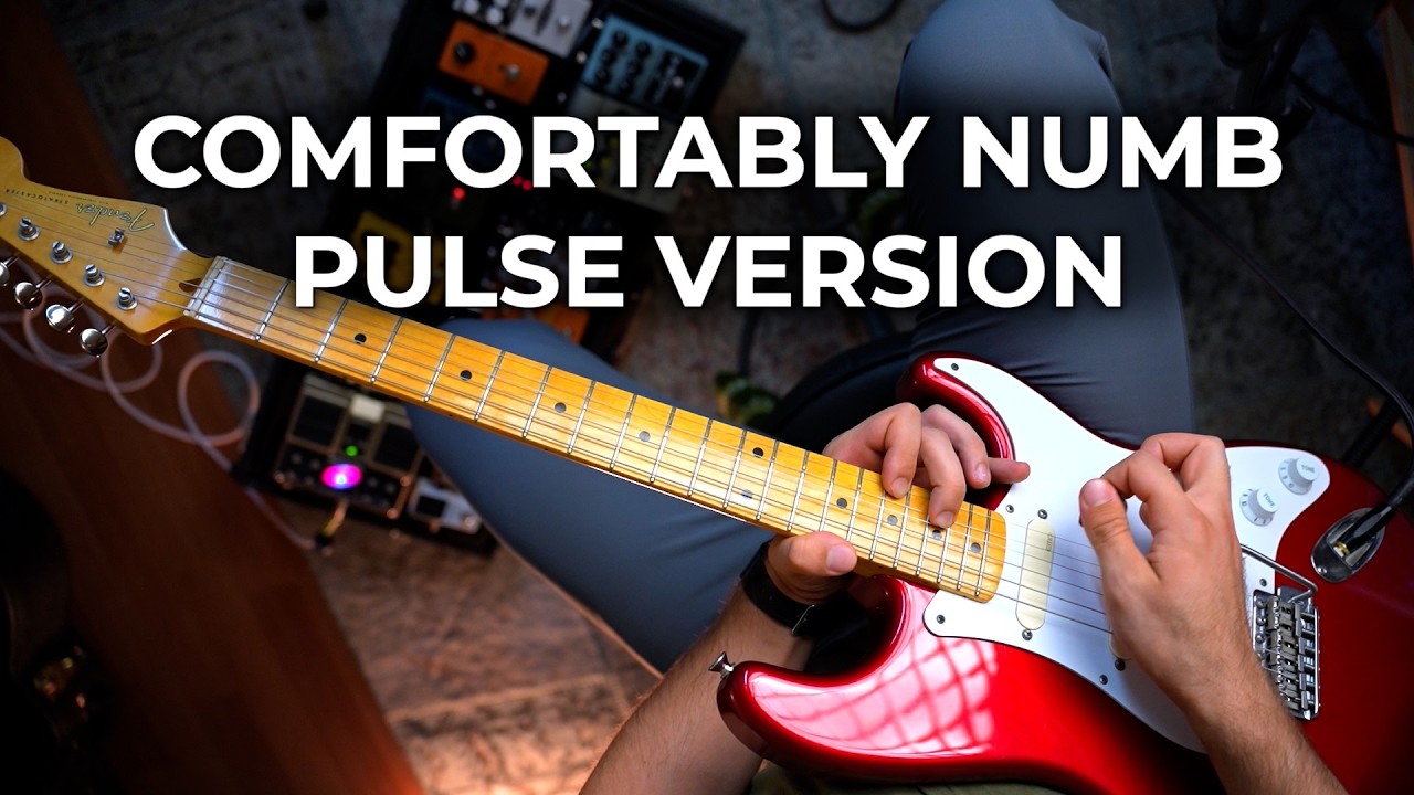 Comfortably Numb PULSE - FULL Guitar Solo Cover (POV) - Pink Floyd
