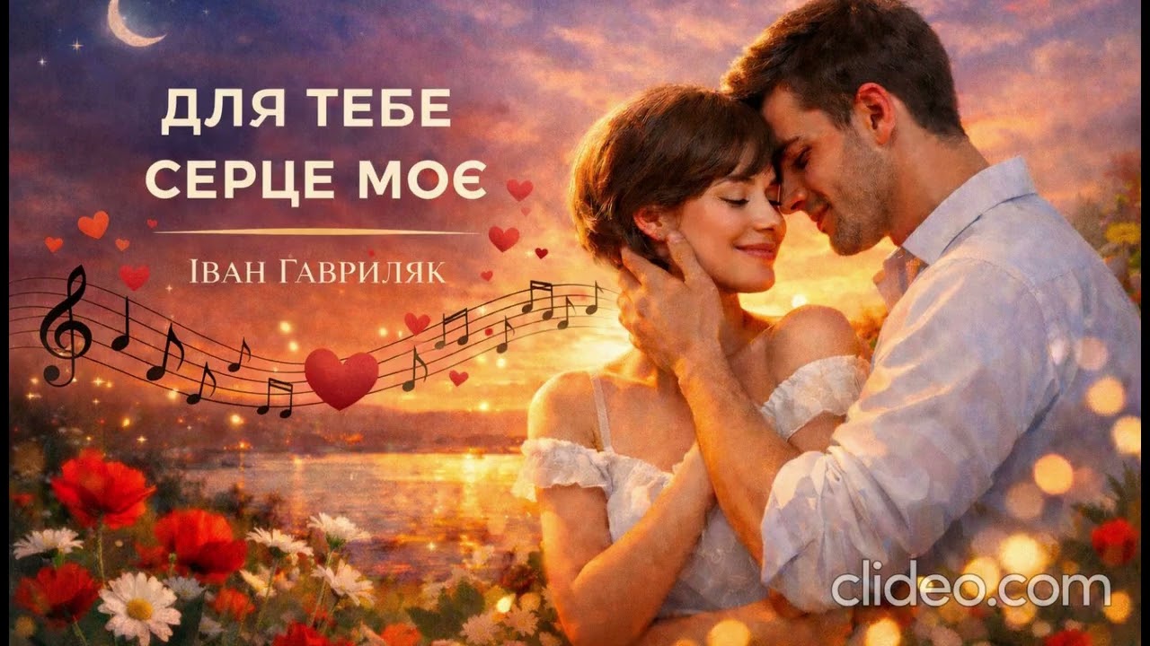 Для тебе серце моє - Іван Гавриляк (авторська) Suno AI Music//clideo
