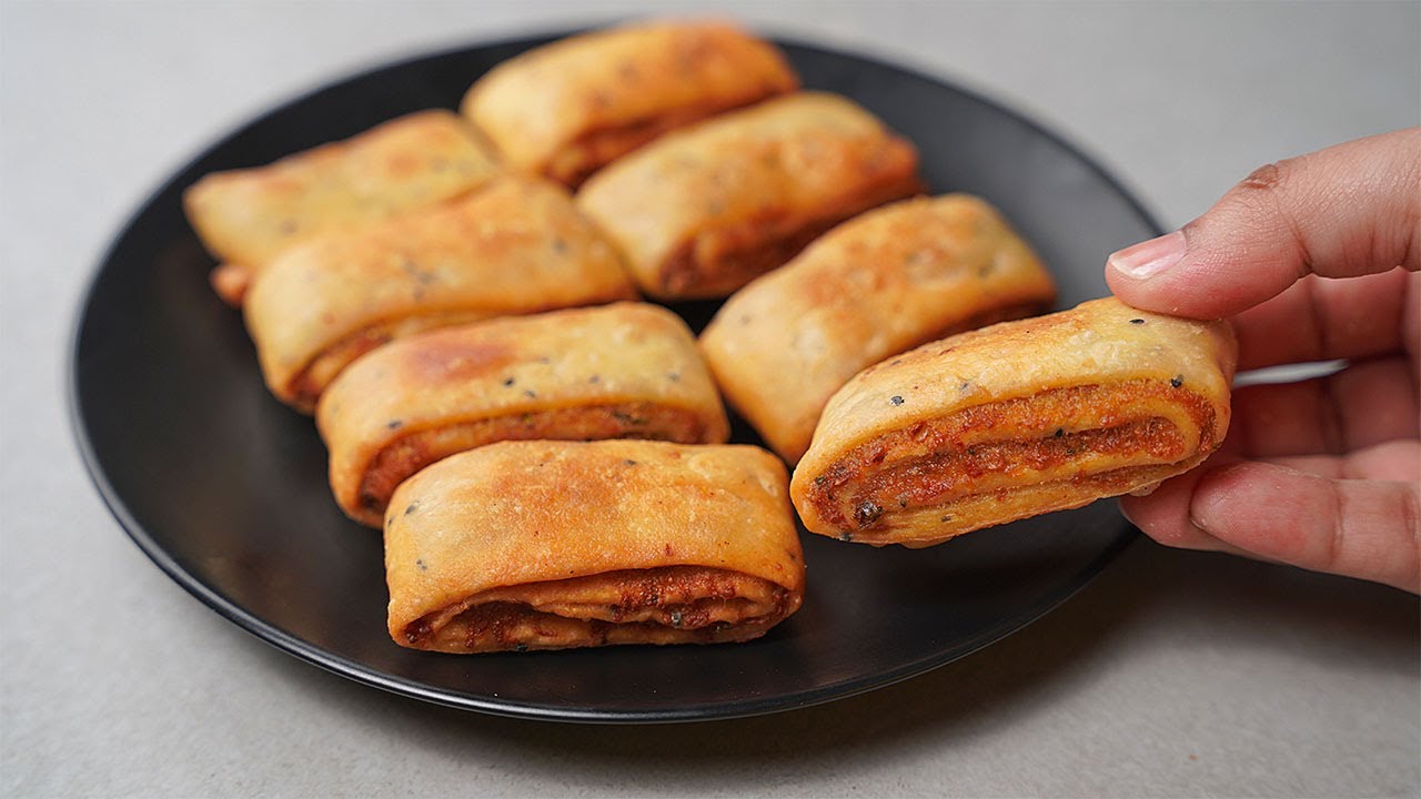 Raw Potato Samosa | Raw Potato flour Snacks Recipe | Yummy