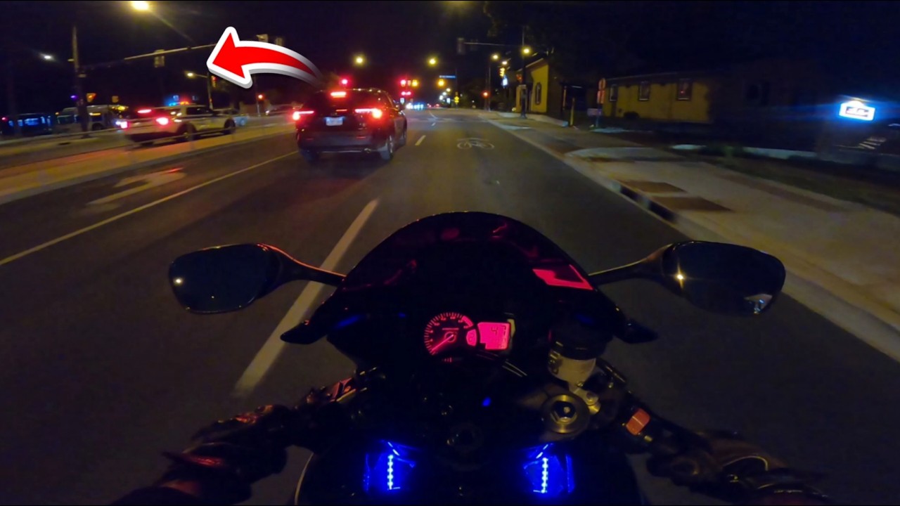 GSXR 600 City Night Ride *POV RAW AUDIO*