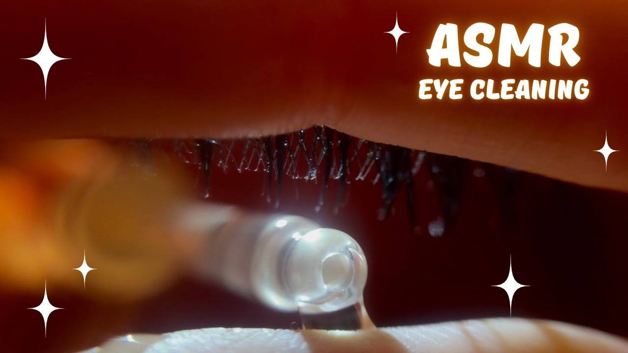 ASMR Eye Cleaning 👁️ The Best Visual Trigger 😍