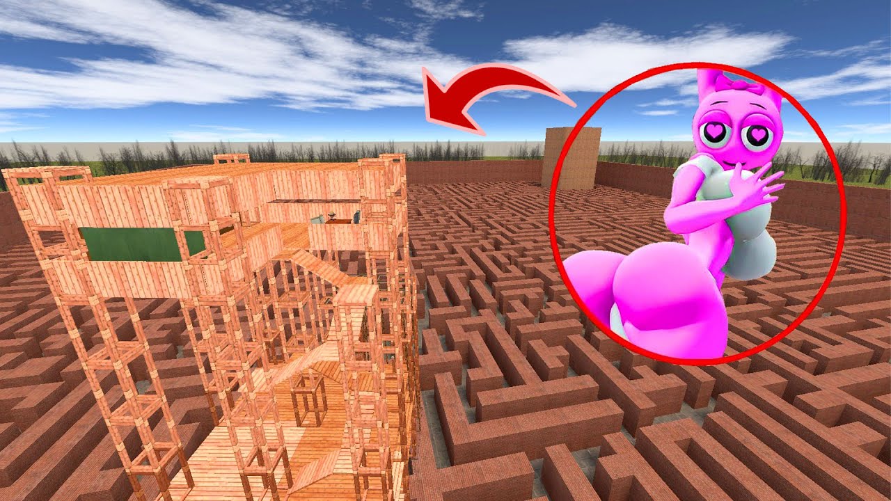 Эпическая битва: МИСС ПИНКИ СПАНКИ ПРОТИВ SCP-096 ПРОТИВ БОЛЬШОЙ БАШНИ в Garry’s Mod!