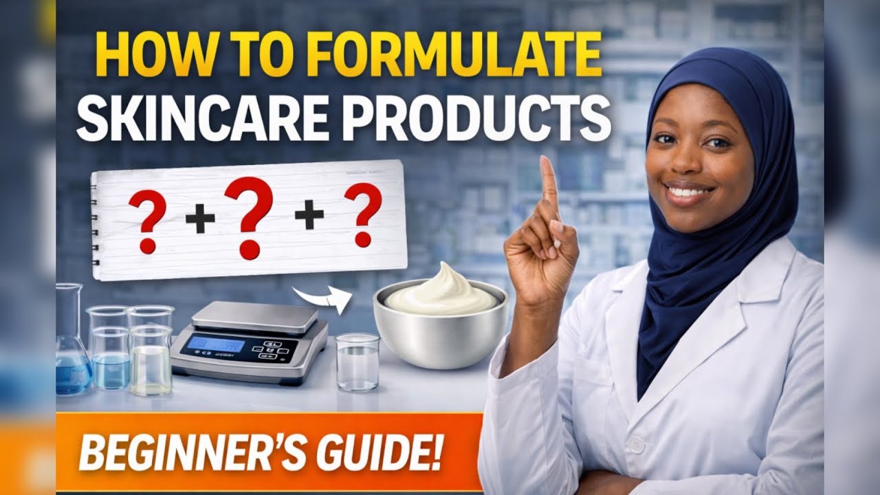 Lesson 2. How to formulate skincare products (Free Skincare Foundation Course)