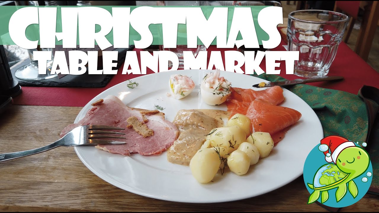 Swedish Christmas Table and Small-Town Market - 4k Sweden