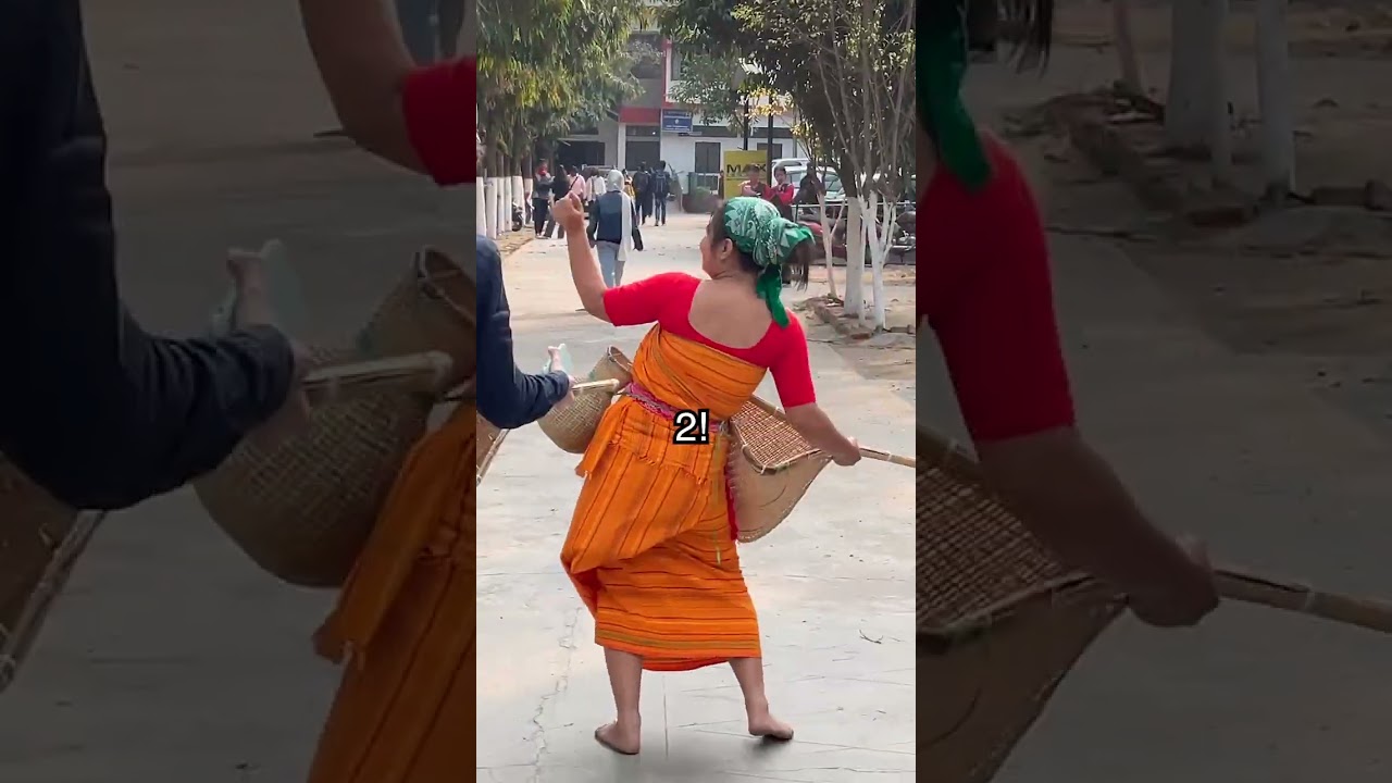 Nauka tańca w Assam, Indie 🇮🇳