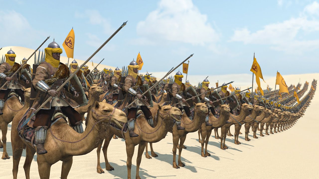 500 Aserai Camel Troops in the Desert | Mount & Blade II: Bannerlord