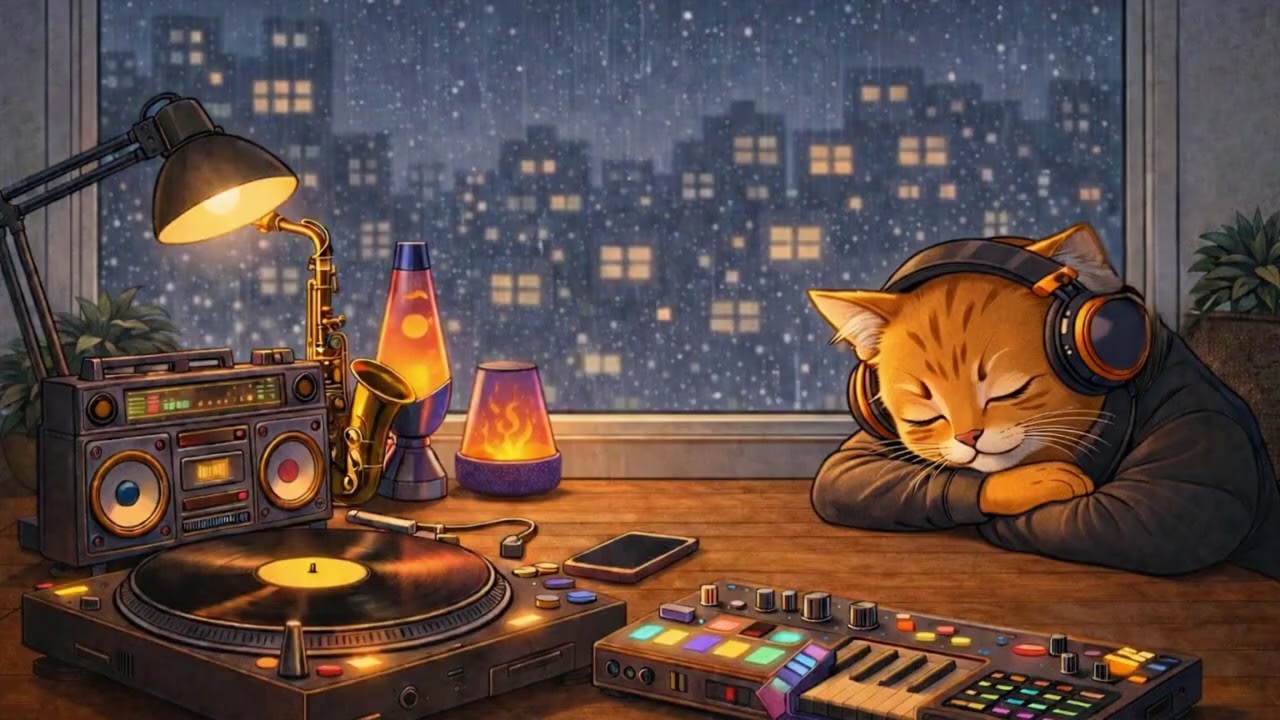 2 Hours of Funky Lo-Fi  Hip Hop 🪩🎶 | Chill Grooves to Relax, Study & Vibe