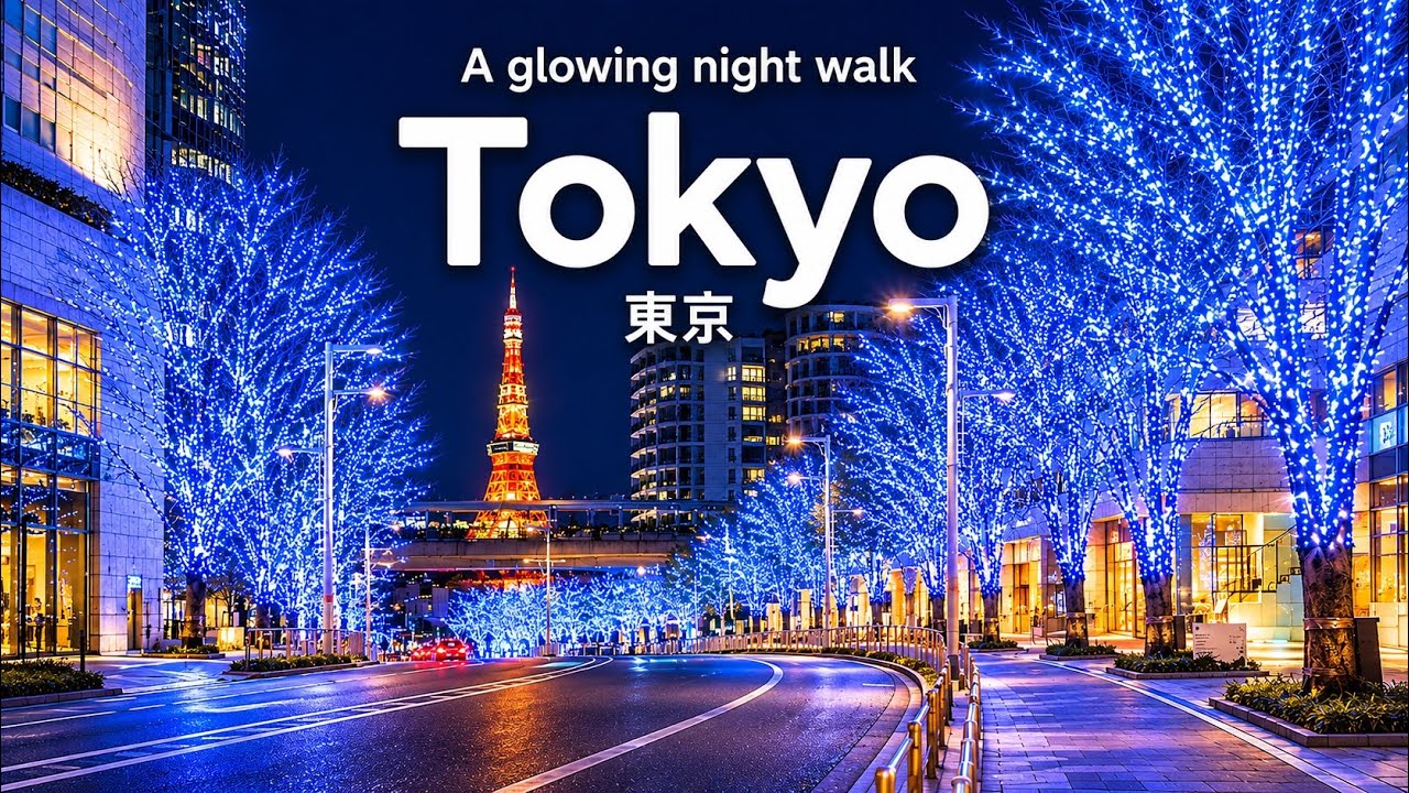 Tokyo Night Walk — Winter Illuminations to Tokyo Tower