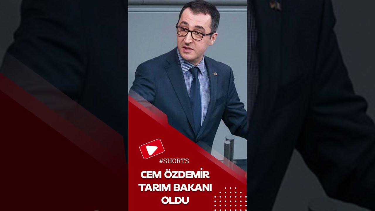 CEM &Ouml;ZDEMİR,ALMANYA TARIM BAKANI OLDU!  #shorts