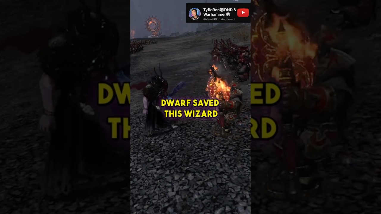 Когда Сэйл Неверующий был спасён Гномами Хаоса #totalwarwarhammer3 #lore #tidesoftorment