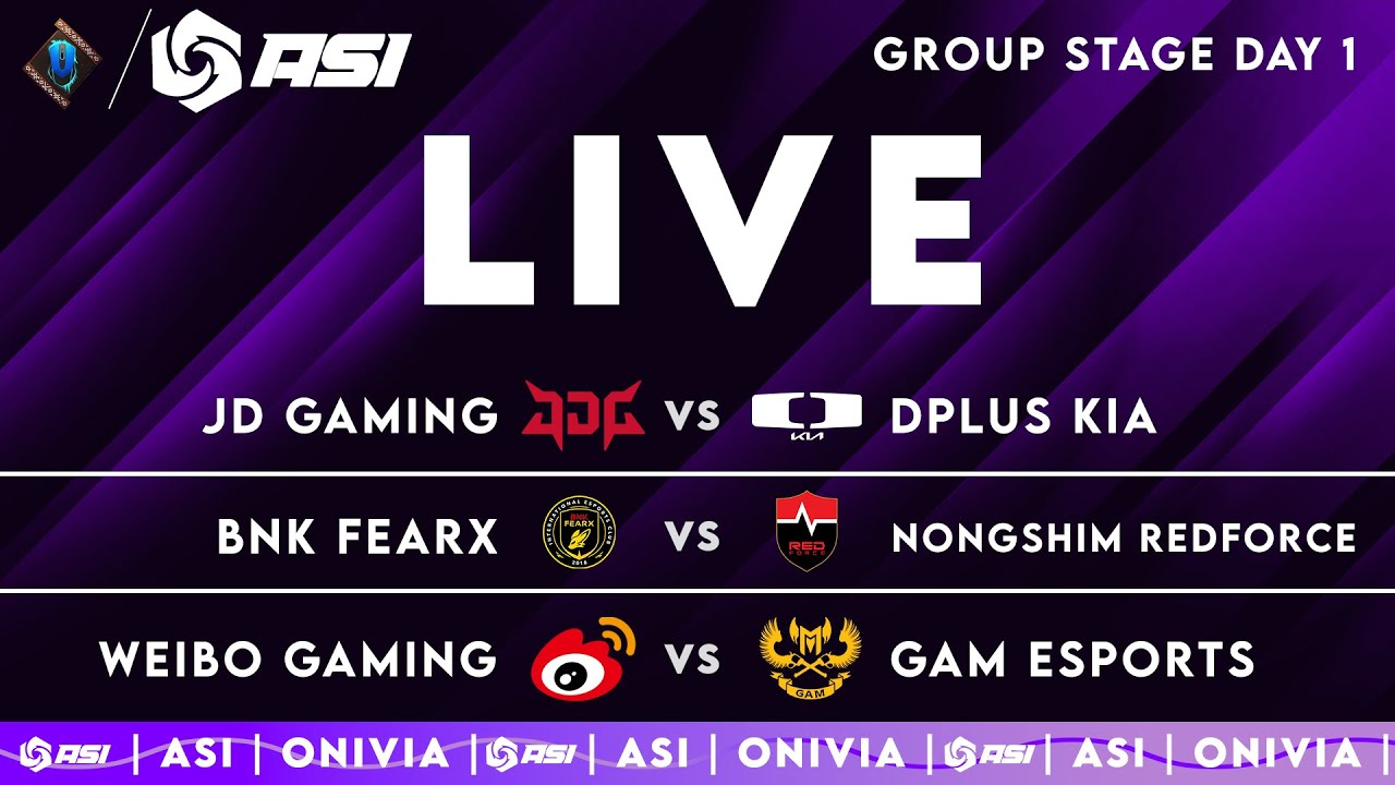 JDG vs DK | BFX vs NS | WBG vs GAM | ASIA Invitational 2025 Group Stage with Nymaera & Initialise