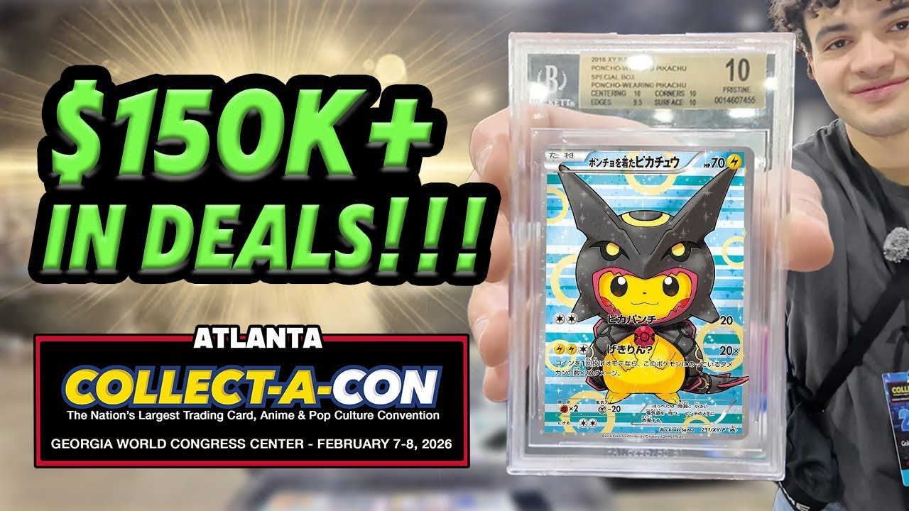 $150k+ In DEALS Collect-A-Con Atlanta Pokemon Vendor POV‼️
