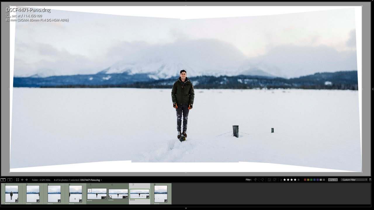 Creative Panoramic Portraits in Lightroom