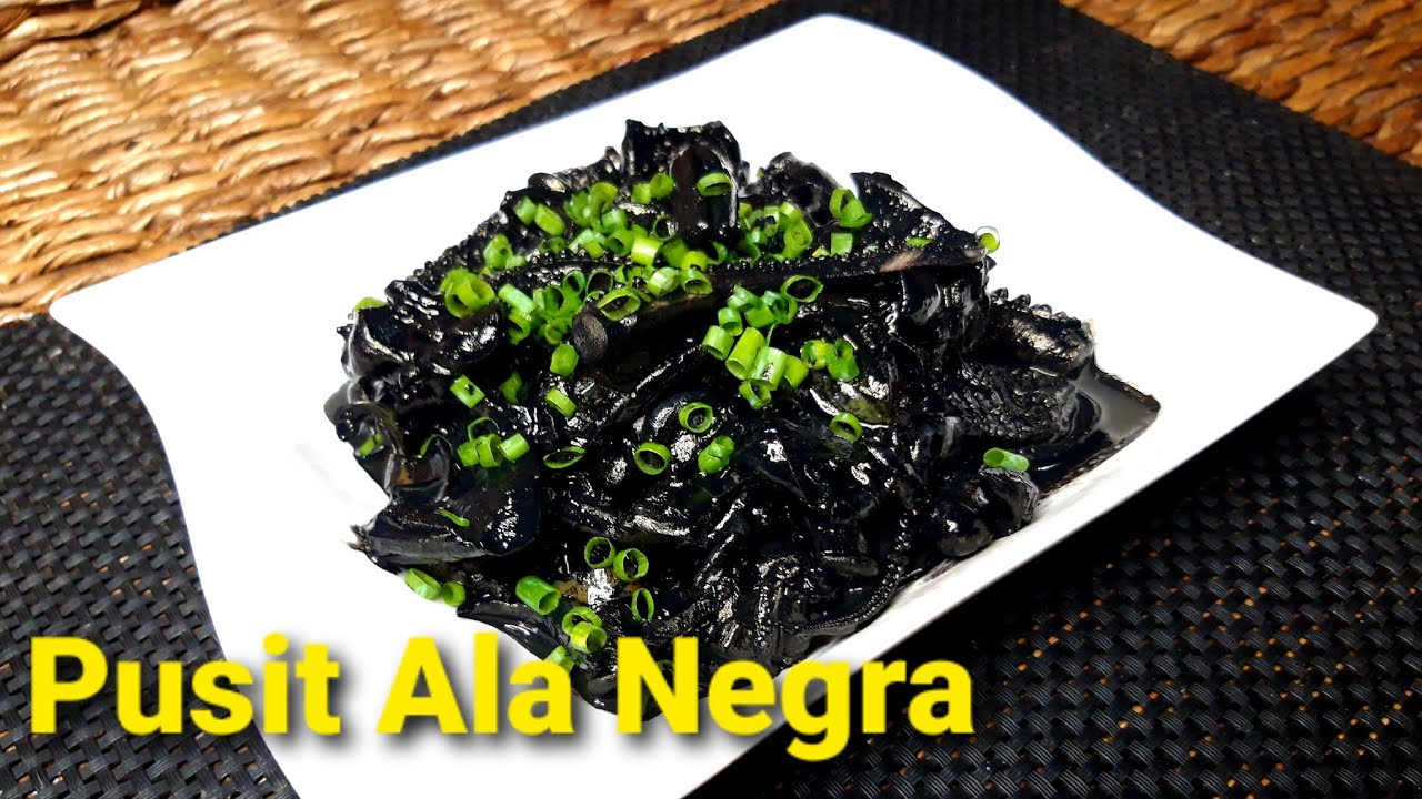 Pusit Ala Negra | Quick and Easy Pusit Ala Negra Recipe | Adobong Pusit Na May Ata (Squid ink)