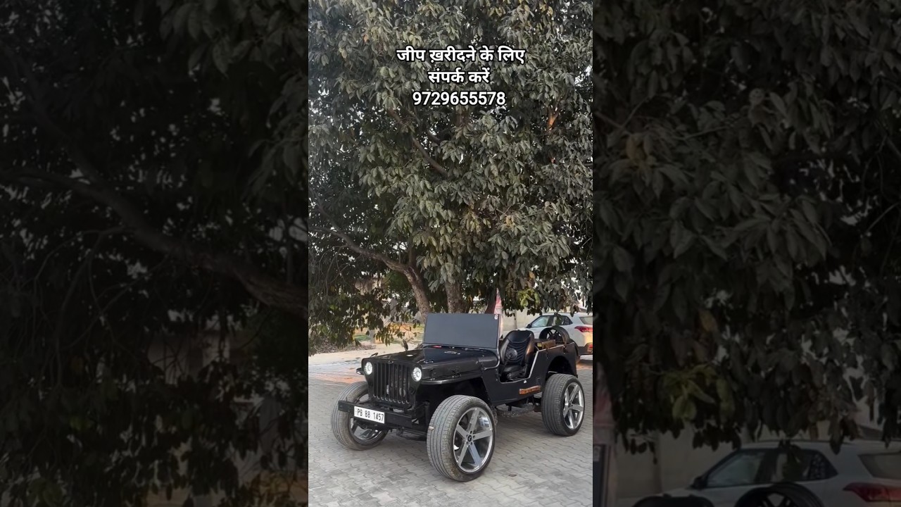 FOR BOOKING THIS TYPE OF JEEP CONTACT ME 📞9729655578 DM MORE DETAILS #modified #black #jeep #shorts