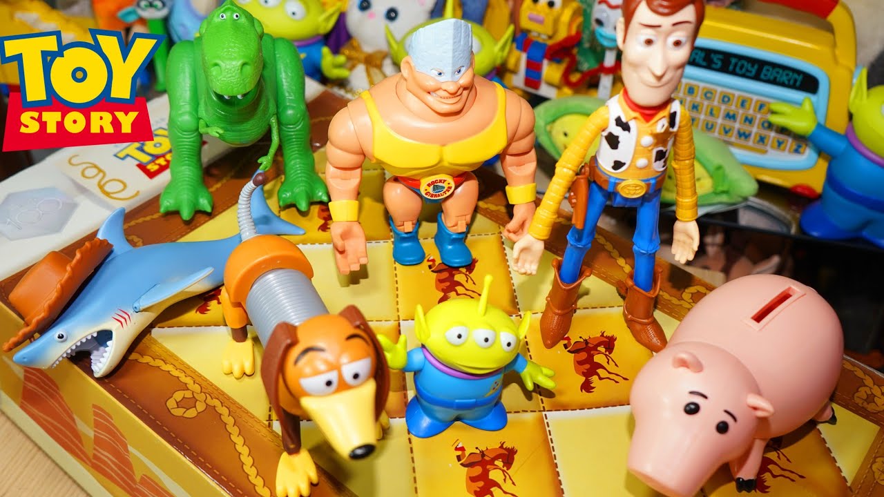 Novo Kit de 7 Bonecos na Cama do Andy 🛏 Toy Story Mattel 7