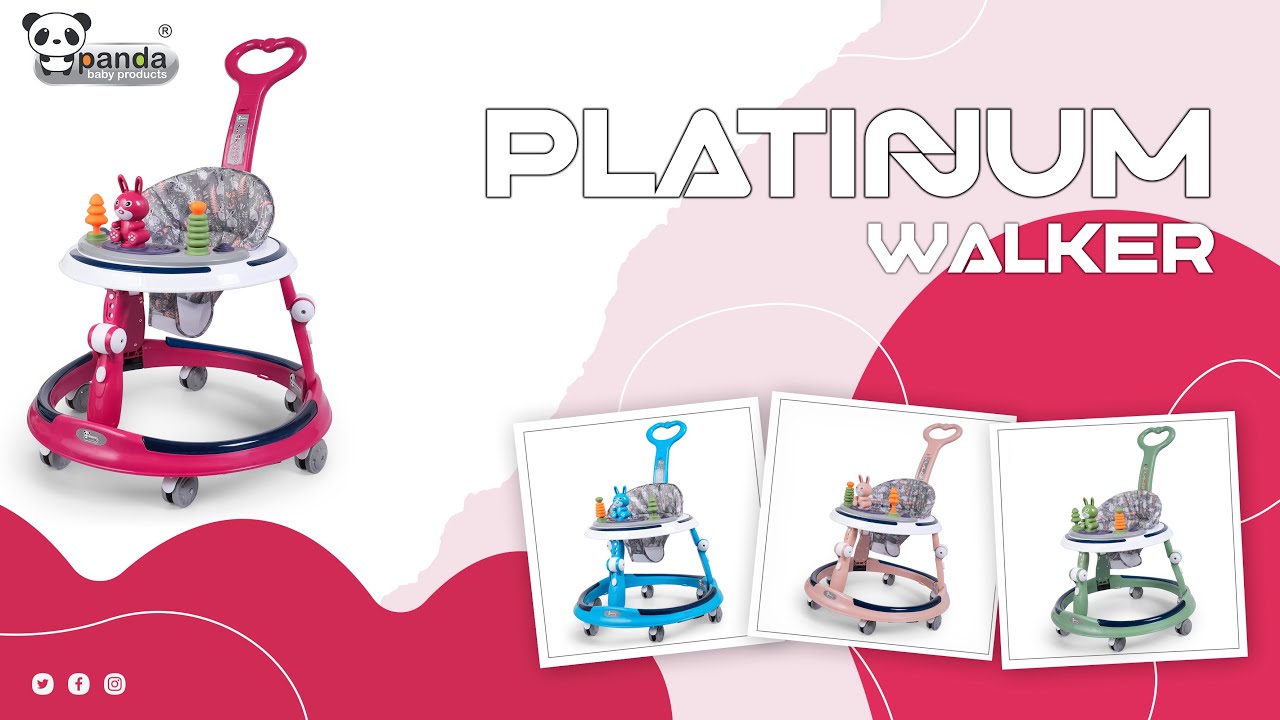 Panda Baby PLATINUM Walker assembly video PANDA BABY PRODUCTS #walker  #pandababyproduct #babywalker
