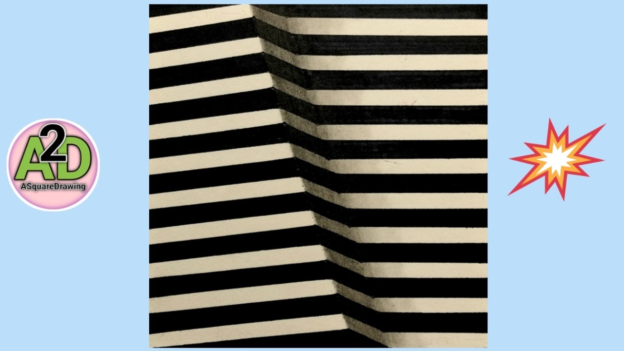 Illusion drawing-14 | illusion art | Easy illusion art