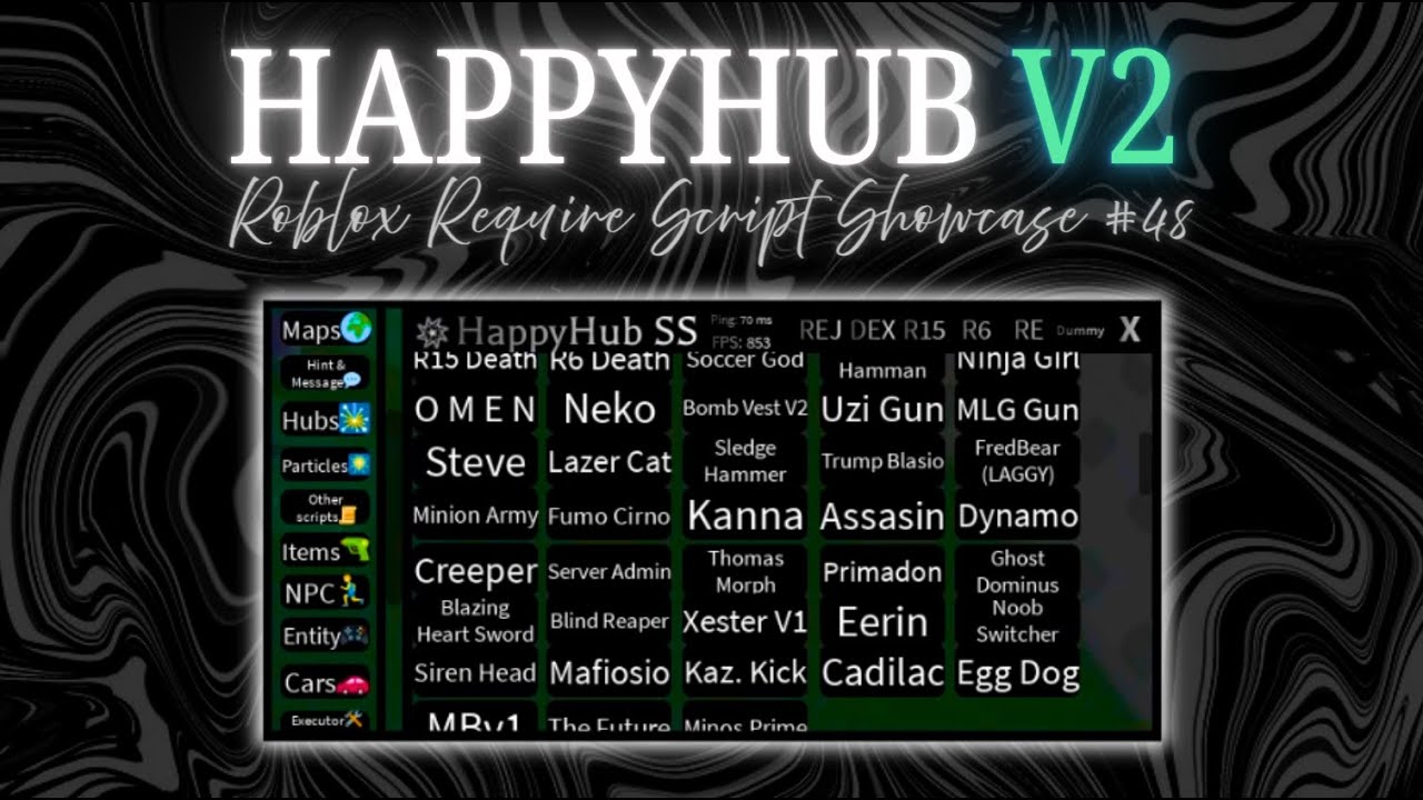Демонстрация скриптов Roblox Require #48 | HappyHub SS V2