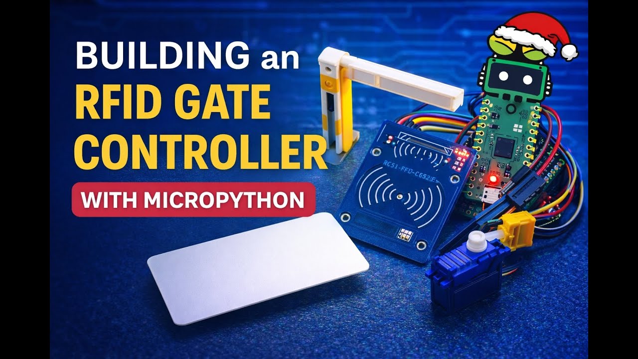 🔐 **Эпизод 15-1: Создание контроллера RFID-ворот с помощью Raspberry Pi Pico**