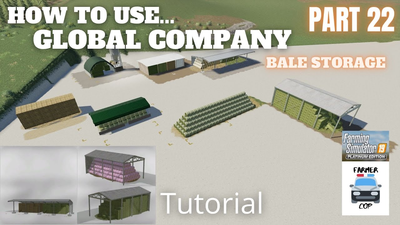 Как использовать глобальную компанию, часть 22 — Хранилища тюков — Farming Simulator 19