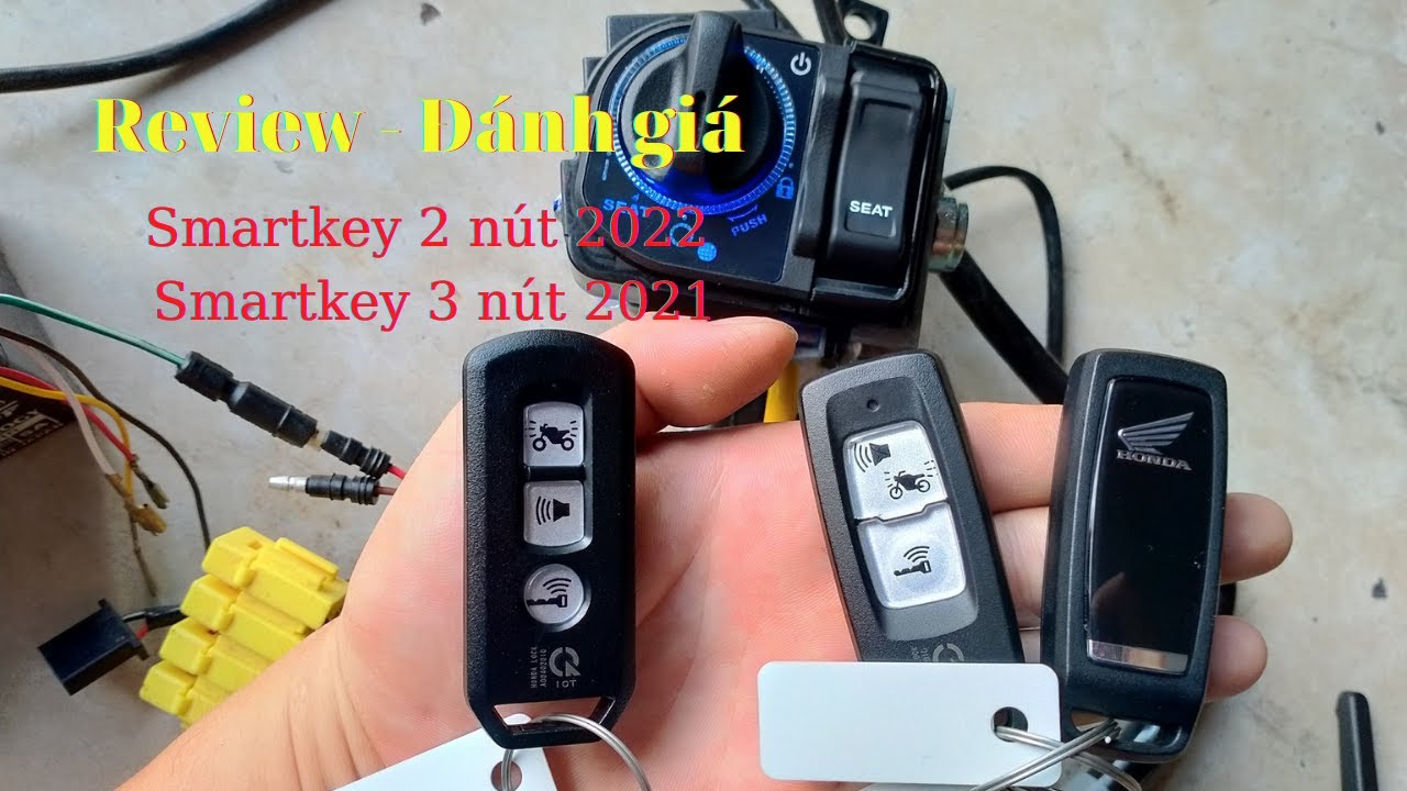 Review khoá Smartkey Honda 2021 và Smartkey 2022