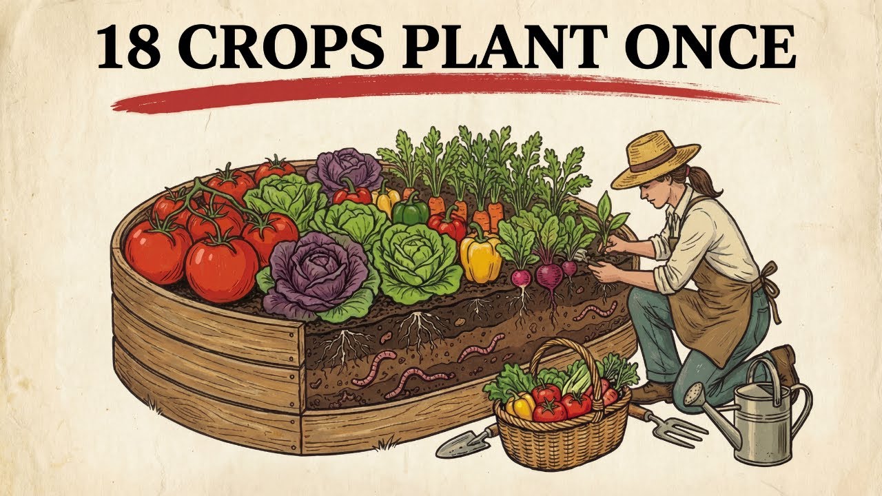18 Crops You Must Grow to Feed Your Family All Year...