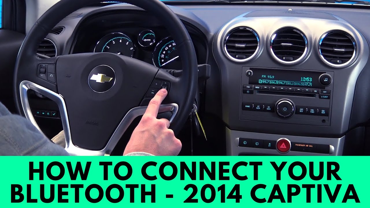 2014 Chevrolet Captiva: How to Connect Bluetooth