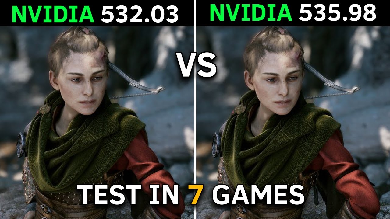 Nvidia Drivers 532.03 vs 535.98 | RTX 3050 8GB | Test in 7 Games | 2023