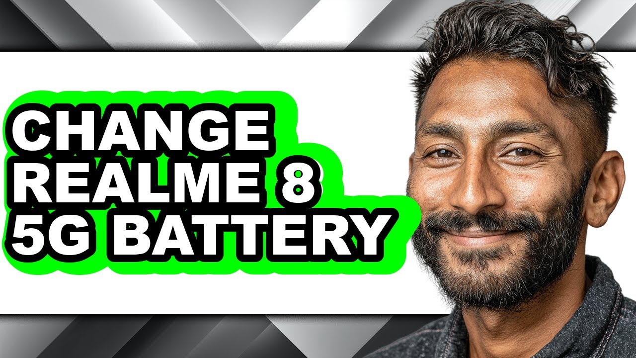 How to Change Realme 8 5g Battery (easy Method)