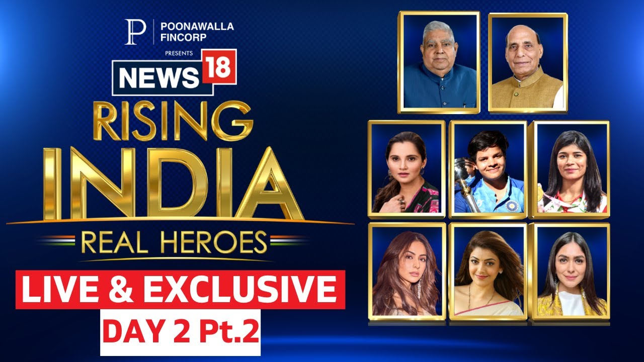 News18 Rising India LIVE | News18 Rising India Recognising Heroes | Leadership Forum | English News