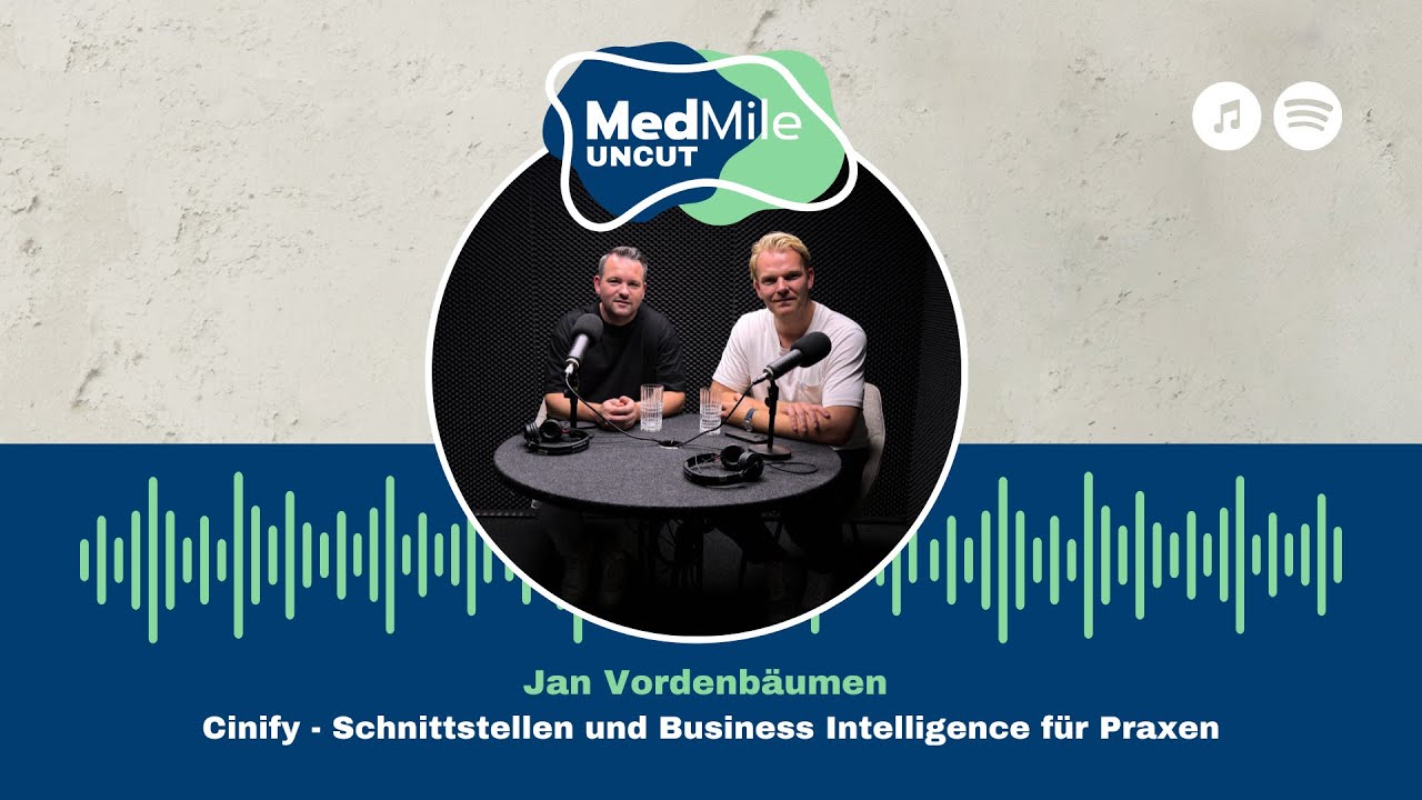 Jan Vordenbäumen – Cinify: Schnittstellen und Business Intelligence für Praxen