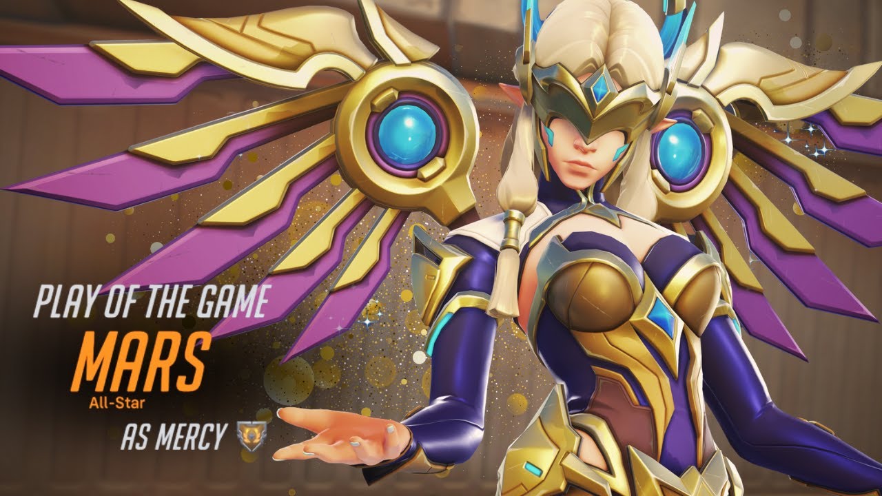 POTG With the NEW Mercy Skin?! - Overwatch 2 Masters Mercy Gameplay