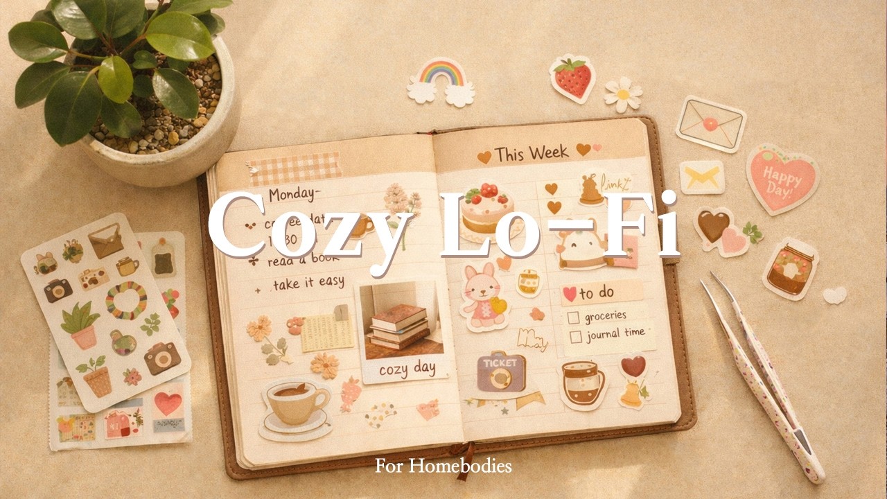 [Playlist] 다꾸! 삶의 조각들을 모아 붙이는 중 | Cozy Lofi for Journaling