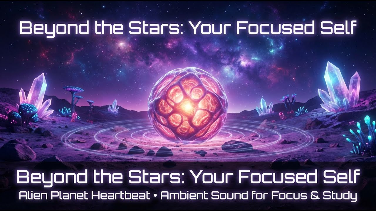 Alien Planet Heartbeat • Ambient Sound for Focus & Study [2025]