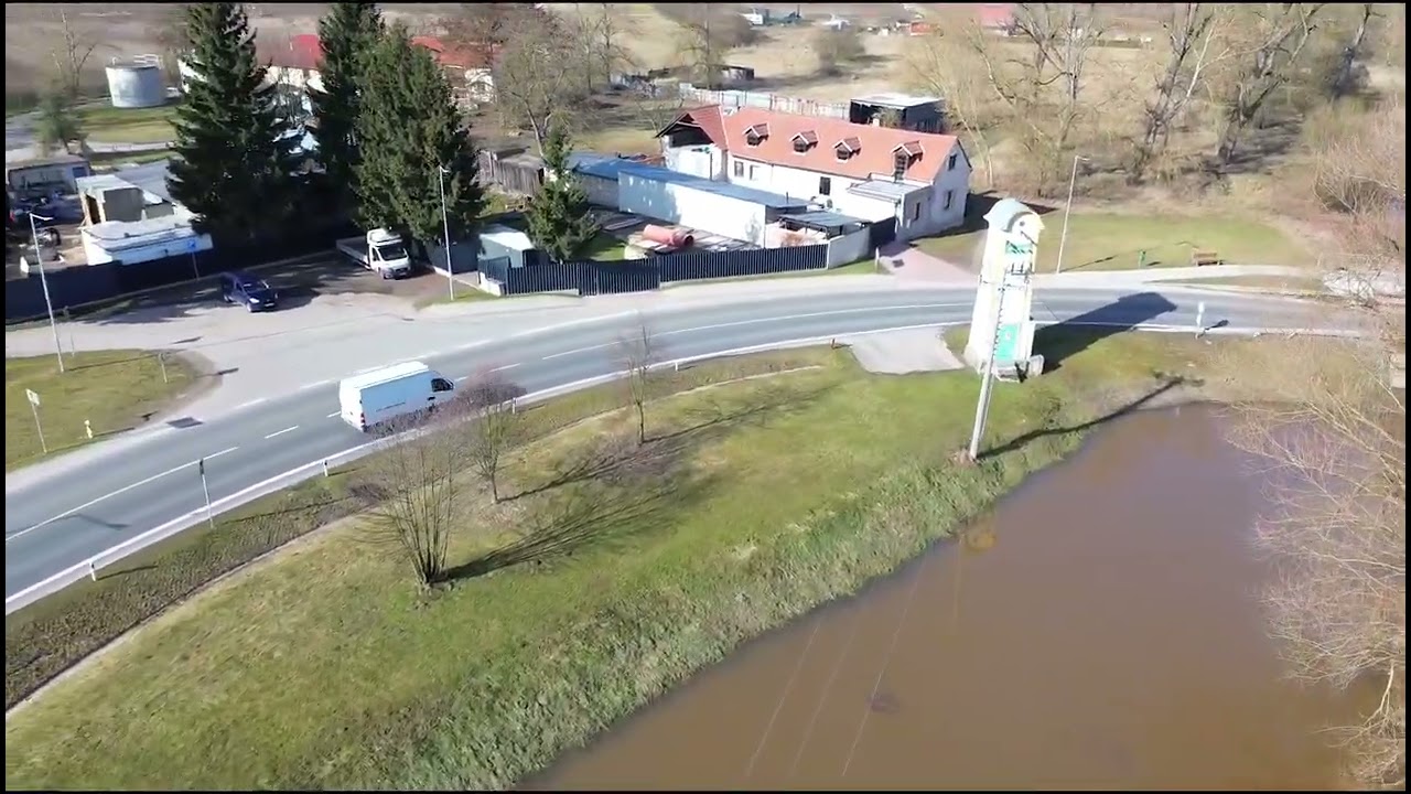 Sojovice a okolí z výšky 