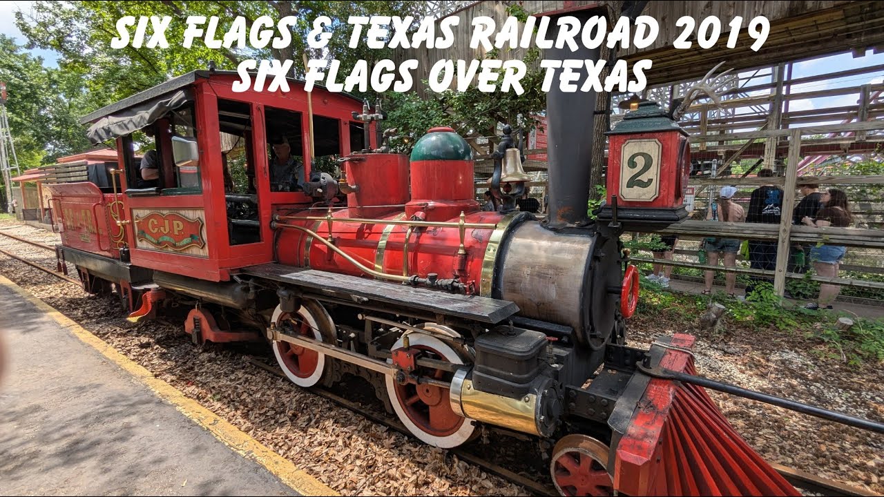Six Flags Over Texas Railroad 2019