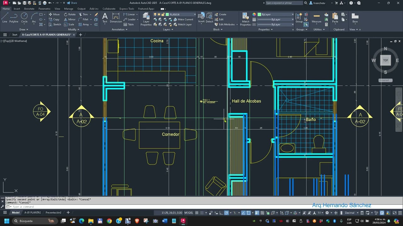 Crear Corte en AutoCAD