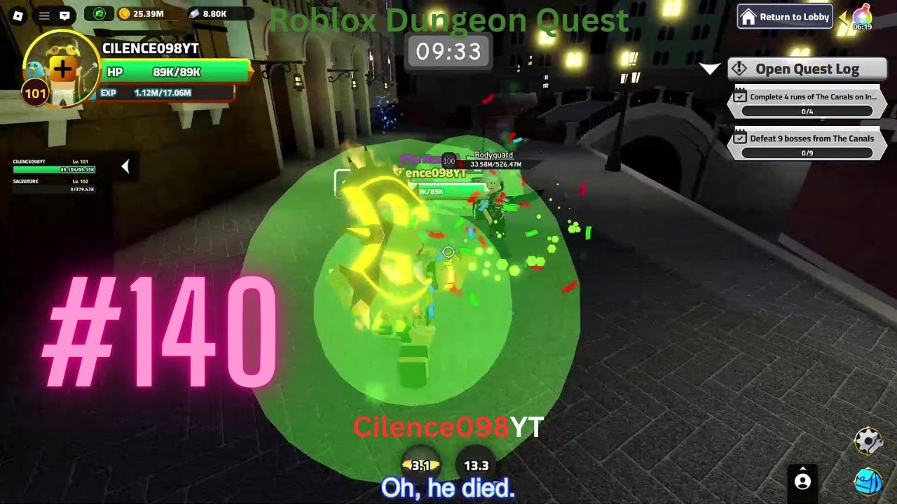 Roblox Dungeon Quest Gameplay #140 Exploring The Canals!