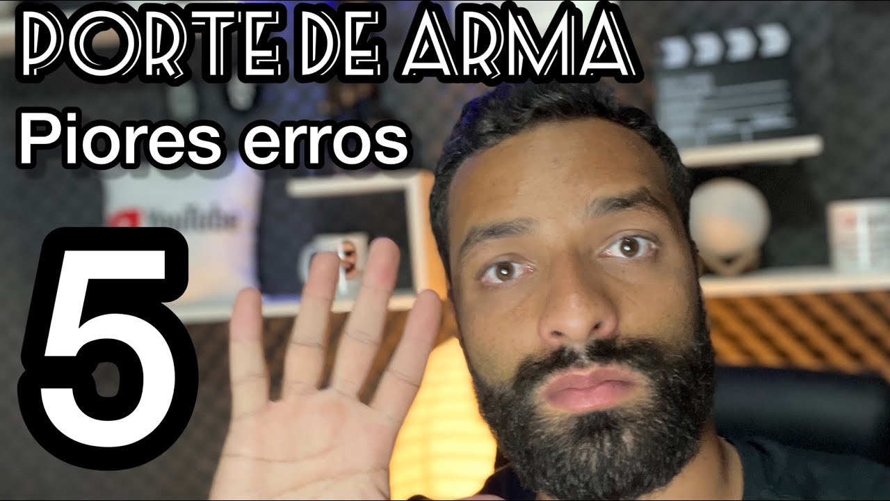 5 erros graves ao pedir o porte de arma!